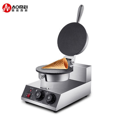 1.2W 조절 가능한 온도 조절기 전기 아이스크림 코너 베이커 와플 코너 제조기