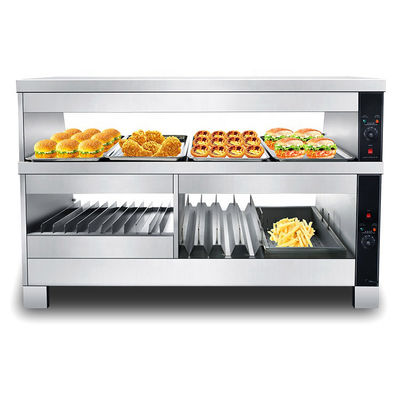 품질  Restaurant Design Multi-functional Food Warmer Display Counter with 30-85C Temperature 공장