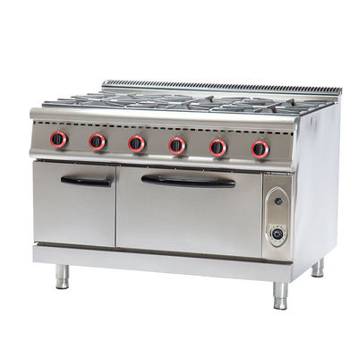 상업용 주방 가스 라인업 4/6 번어와 LPG2800-3700Pa의 캐비닛