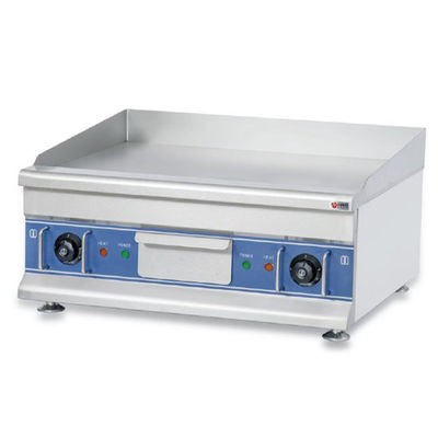 상업용 요리 기기 33KG 10mm 접시와 함께 전기 카운터 톱 Griddle