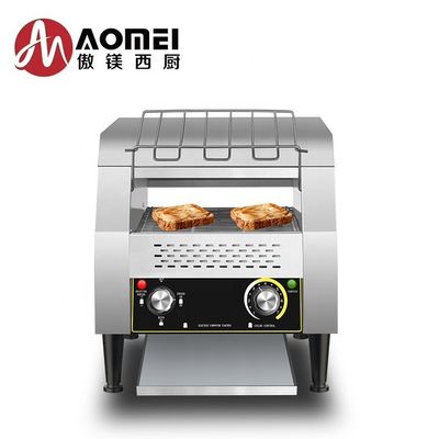300-350 pcs/hour 빵 생산 상업용 전기 컨베이어 토스터