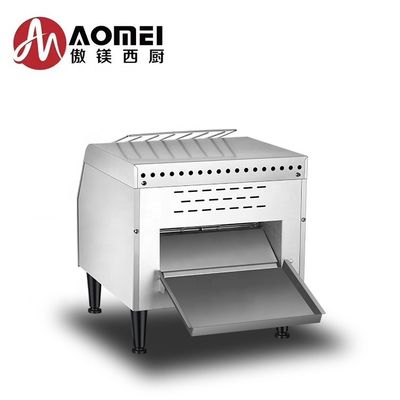 300-350 pcs/hour 빵 생산 상업용 전기 컨베이어 토스터