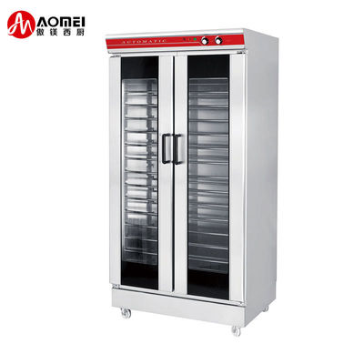 60KG/H 16 32 트레이 과일 반죽 검증기 스팀러 베이커리 장비 용 발효 탱크