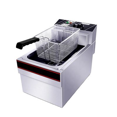 12kg 용량 단일 탱크와 함께 상업용 전기 깊은 프렌치 프라이터