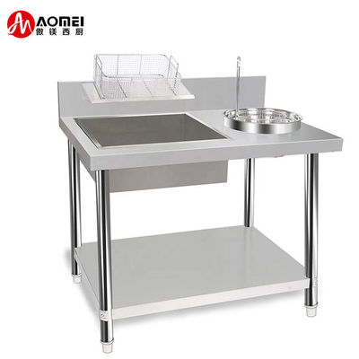 800/1000x700x800mm 상업용 주방 빵 테이블 빠르고 번거로움 없는 포장