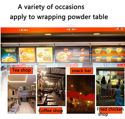 호텔 레스토랑 뷔페 장비 음식점 파우더 테이블/KFC 빵 테이블 기계