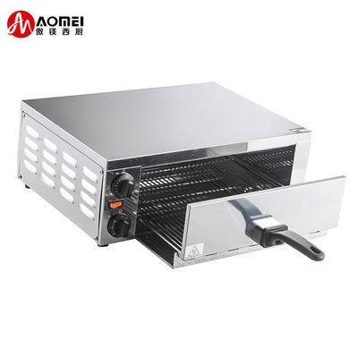 상업용 주방 스테인리스 스틸 전기 피자 오븐 스냅 패인 220V 1200W