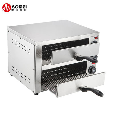 상업용 주방 스테인리스 스틸 전기 피자 오븐 스냅 패인 220V 1200W