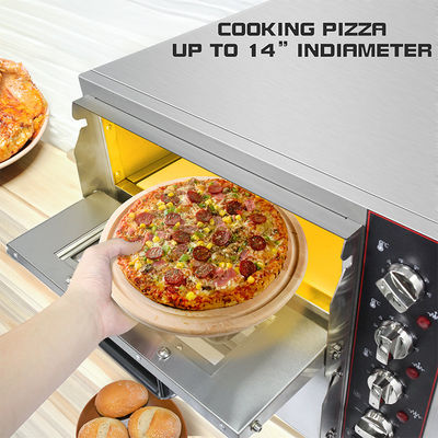 전기 베이킹 빵 피자 케이크 요리 오븐 피자 돌과 타이머 585x480x300mm