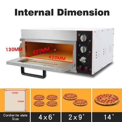 전기 베이킹 빵 피자 케이크 요리 오븐 피자 돌과 타이머 585x480x300mm