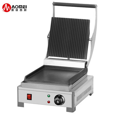 220V 전기 갈대 콘택트 그릴 압력 총 무게 14kg 첨단 기술
