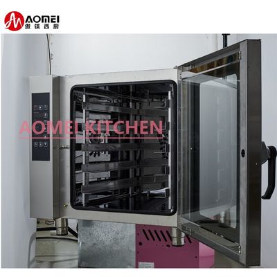 738x850x620mm 열기공 공류 오븐 5층 증기 기능