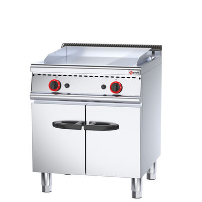 레스토랑 BBQ 그릴 700*700*850 70mm 캐비닛과 함께 자유 서있는 가스 그릴