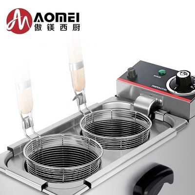 외식 장비 2kW 전기 데스크톱 2 헤드 레스토랑 뉘들 끓이는 파스타 요리