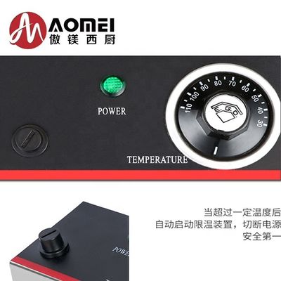 외식 장비 2kW 전기 데스크톱 2 헤드 레스토랑 뉘들 끓이는 파스타 요리