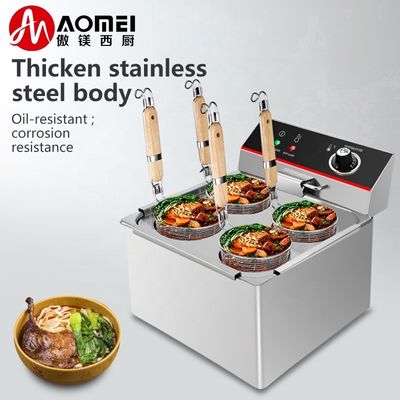 정밀 온도 조절 탐사기 전기 상업용 파스타 요리장 3.5kW