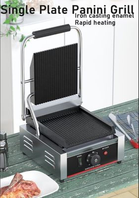 상업용 전기 파니니 그릴 1800W 샌드위치 전력 레스토랑 부엌에서 접촉