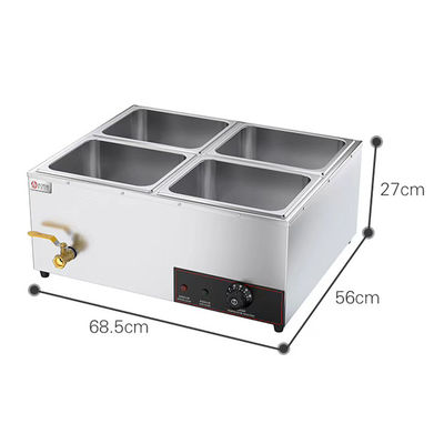 스테인레스 스틸 뷔페 난방 레스토랑 서비스용 Bain Marie 재빙 접시 외식