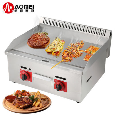 산업용 주방 카운터 톱 맞춤 로고와 함께 스티크 방지 가스 조리기는 허용됩니다