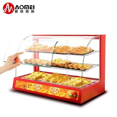 호텔 및 레스토랑 외식 장비 전기식품 디스플레이 1.2kw 전력 온도