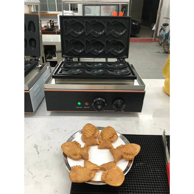 전기 6PC 스틱 옥수수 핫도그 와플 메이커