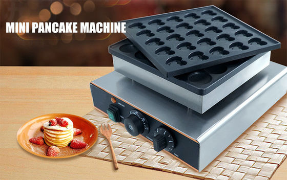 0.85KW 상업용 네덜란드 미니 팬케이크 메이커 0-5분 타이머와 함께 Poffertjes 만드는 기계