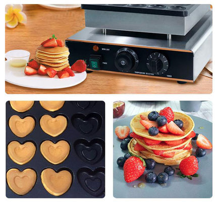 0.85KW 상업용 네덜란드 미니 팬케이크 메이커 0-5분 타이머와 함께 Poffertjes 만드는 기계