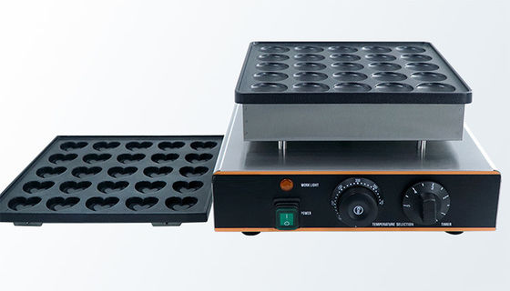 50-300C 팬케이크 머신 25 회 모양 포퍼티지 스테인리스 스틸 도라야키 메이커