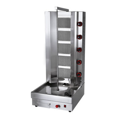 220V 상업용 스테인리스 스틸 도너 케밥 샤바르마 로스터 머신 15000W 전력