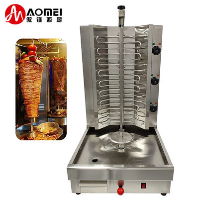 220V 가스 3번 타기 전기 자동 회전 치킨 케밥 도너 샤와르마 제조 기계