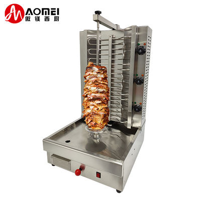 220V 가스 3번 타기 전기 자동 회전 치킨 케밥 도너 샤와르마 제조 기계