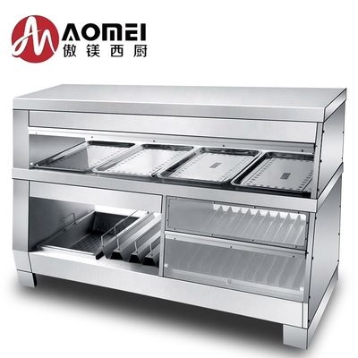 레스토랑 디자인 다기능 식품 온도 디스플레이 카운터 30-85C 온도