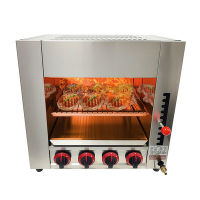 610*470*610 상업용 가스 살라만더 오븐 호텔 레스토랑 부엌용 BBQ 그릴