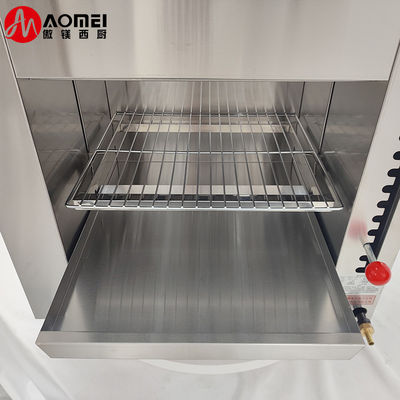 스테인레스 스틸 상업 살라만더 그릴 가스 살라만더 기계 610*470*610mm 21.85KG