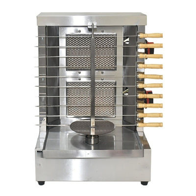 가스 샤바마 머신 2 타기 치킨 도너 케밥 BBQ 그릴 스키버 제작자 야외용