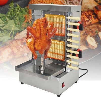 가스 샤바마 머신 2 타기 치킨 도너 케밥 BBQ 그릴 스키버 제작자 야외용