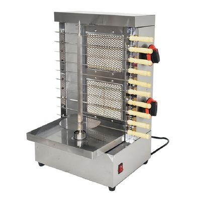 가스 샤바마 머신 2 타기 치킨 도너 케밥 BBQ 그릴 스키버 제작자 야외용