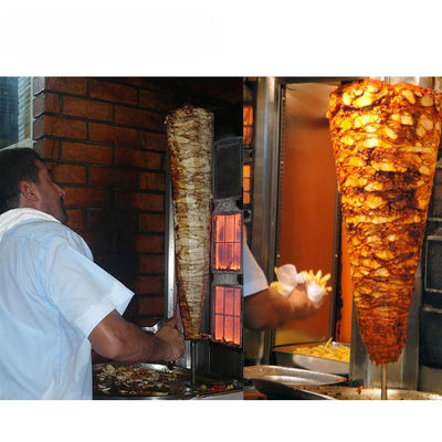 고전력 Grill 고기 빠르고 효율적으로 Doner Kebab Shop Shawarma 만드는 기계