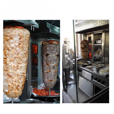 고전력 Grill 고기 빠르고 효율적으로 Doner Kebab Shop Shawarma 만드는 기계