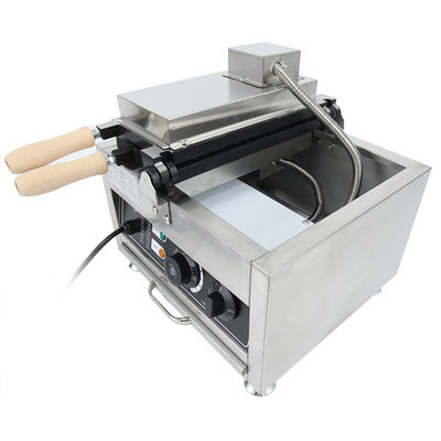 14PCS 일본어 물고기 모양 태야키 메이커 전기 미니 와플 코너 베이커 220V