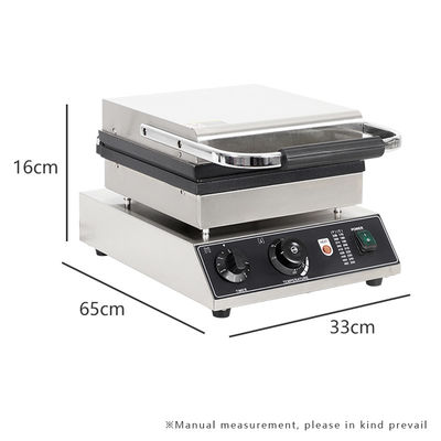 AM-206-2D 2400W QQ 리예그 벨기에 와플 메이커 기계 빠르고 쉬운 청소