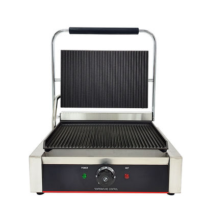 220v 전동 콘택트 그릴, 풀 류브 플레이트 및 분리 가능한 오일 컬렉터
