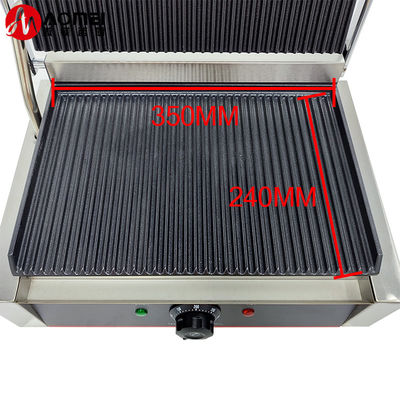220v 전동 콘택트 그릴, 풀 류브 플레이트 및 분리 가능한 오일 컬렉터