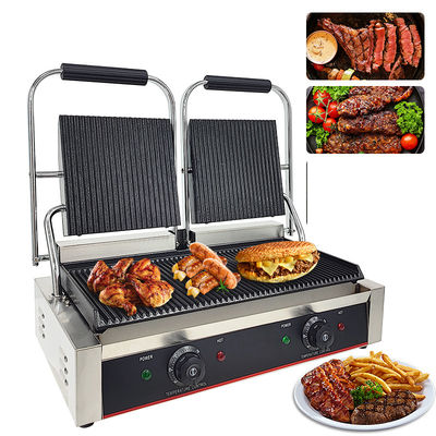 비착형 Cast Iron Panini 버거 프레스