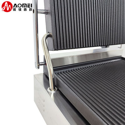 비착형 Cast Iron Panini 버거 프레스