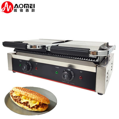 비착형 Cast Iron Panini 버거 프레스