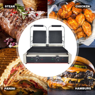 비착형 Cast Iron Panini 버거 프레스