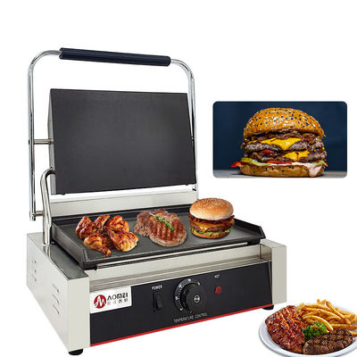 비흡연 기능 모든 스테인레스 스틸 전기 Panini 접촉 Grill 상업용