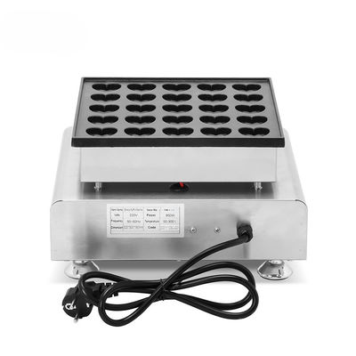 110V 상업용 와플 메이커 기계 50-300C의 온도 범위와 컴팩트 디자인