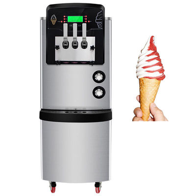 사전 냉각 시스템 3 맛의 부드러운 아이스크림 제조기 540x850x1500mm 스테인리스 스틸